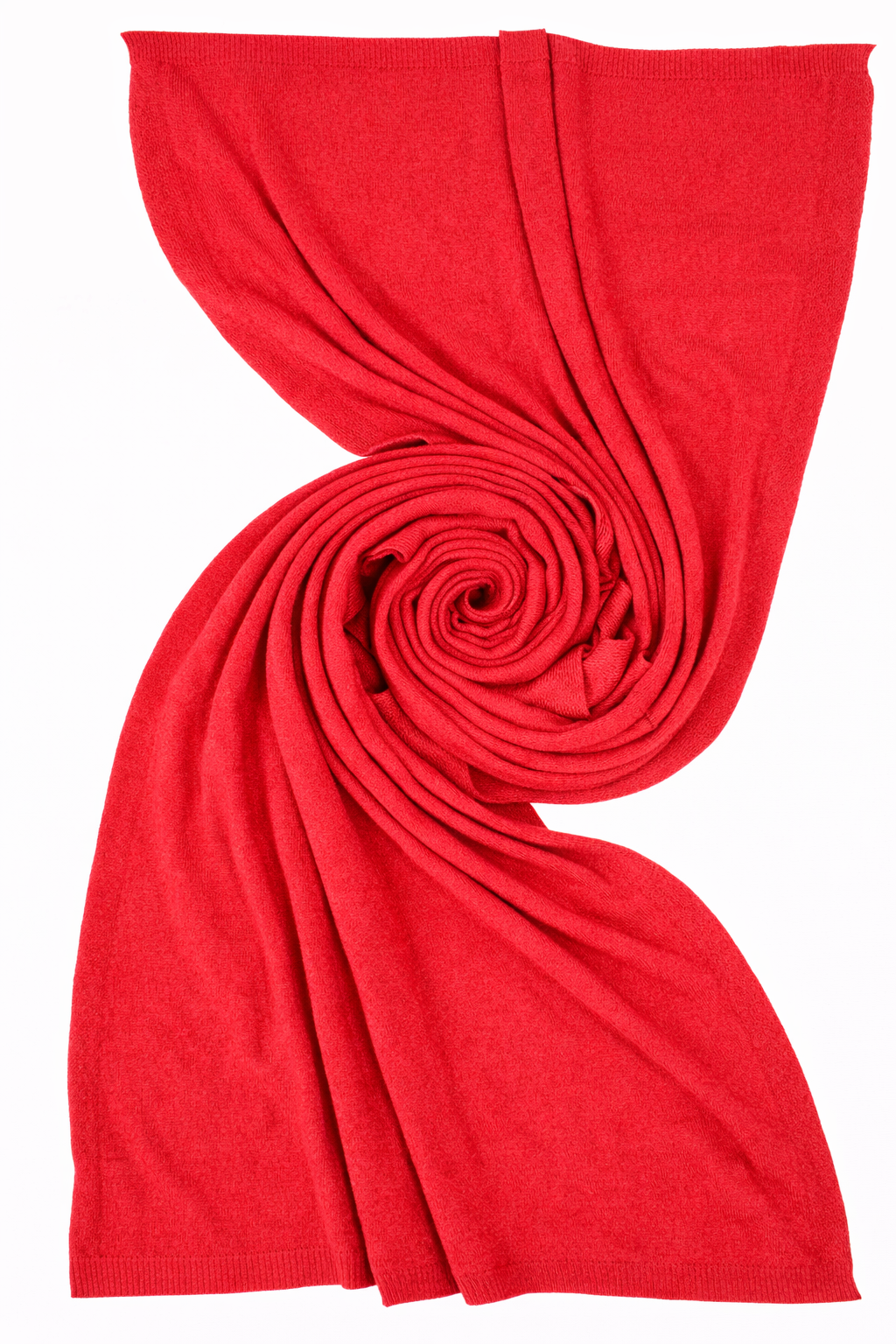 STOLA 10%CASHMERE 33%MERINO S33%VI 24%POLY MADE IN ITALY    - RED